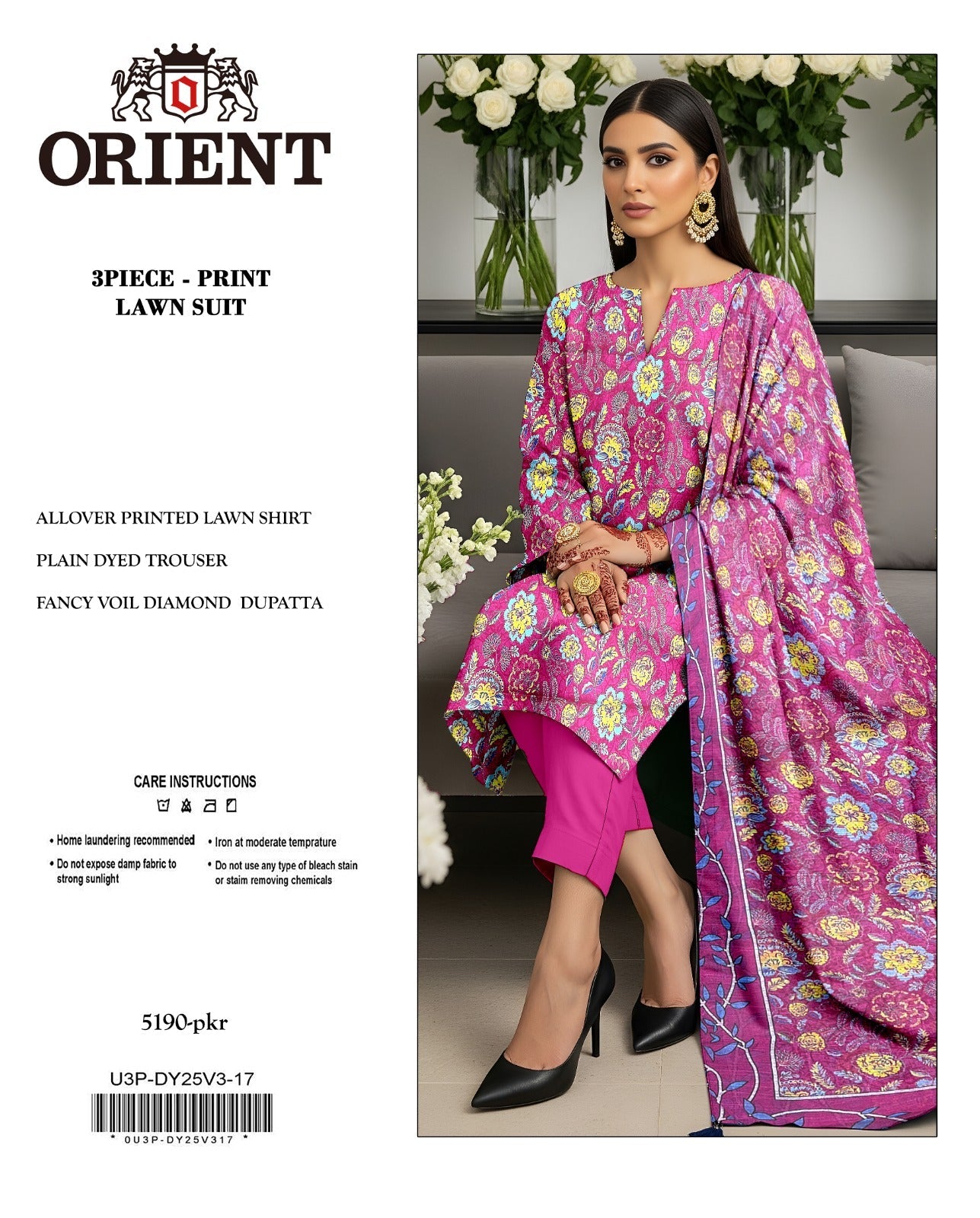 Orignal Orient Printed Lawn