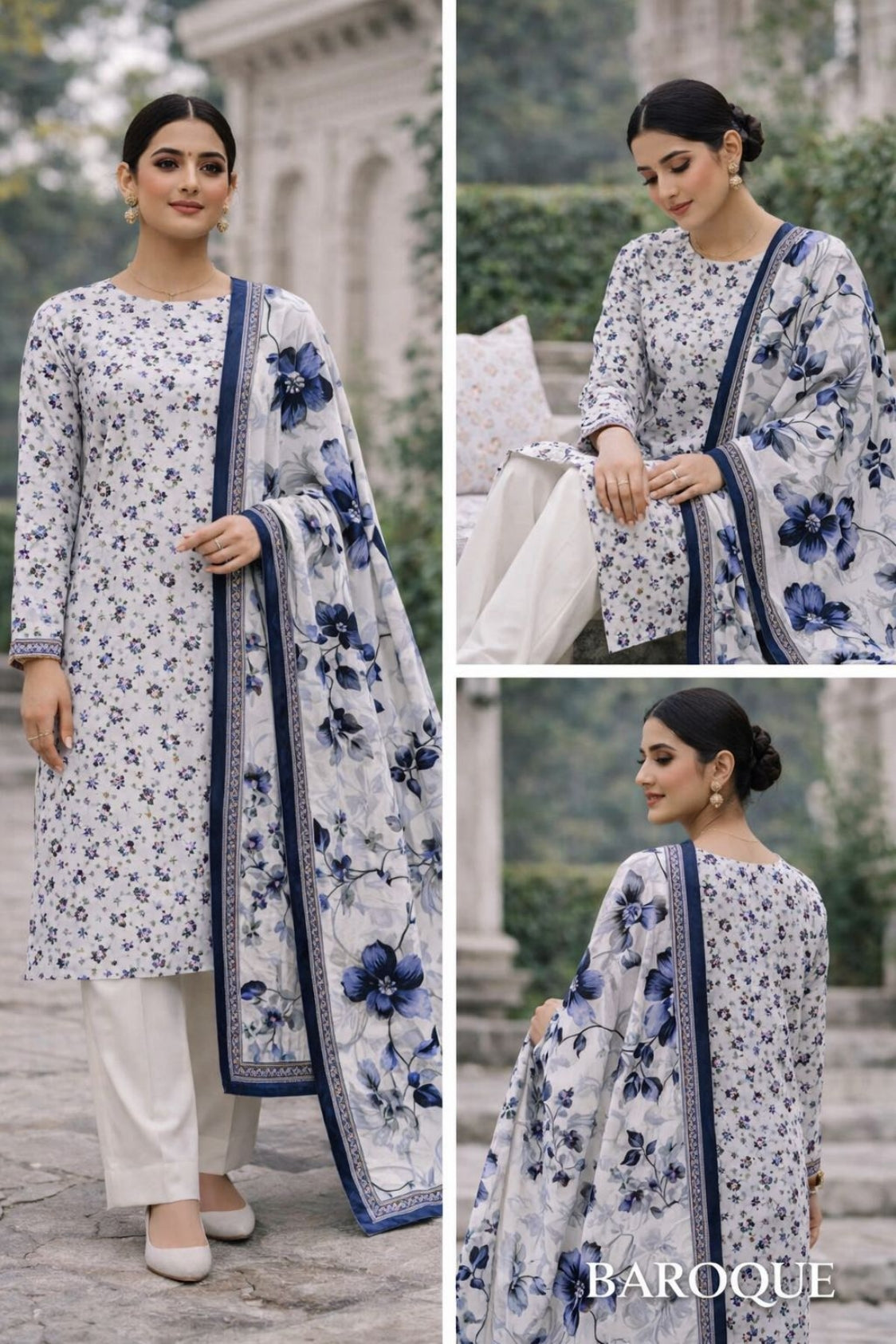 Original Baroque Printed Lawn