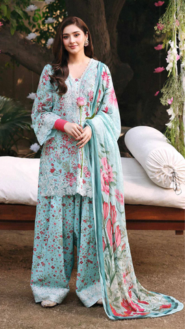 Royal Embroidery Lawn 3pc
