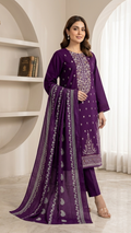 Bana Dora Embroidery Lawn 3pc
