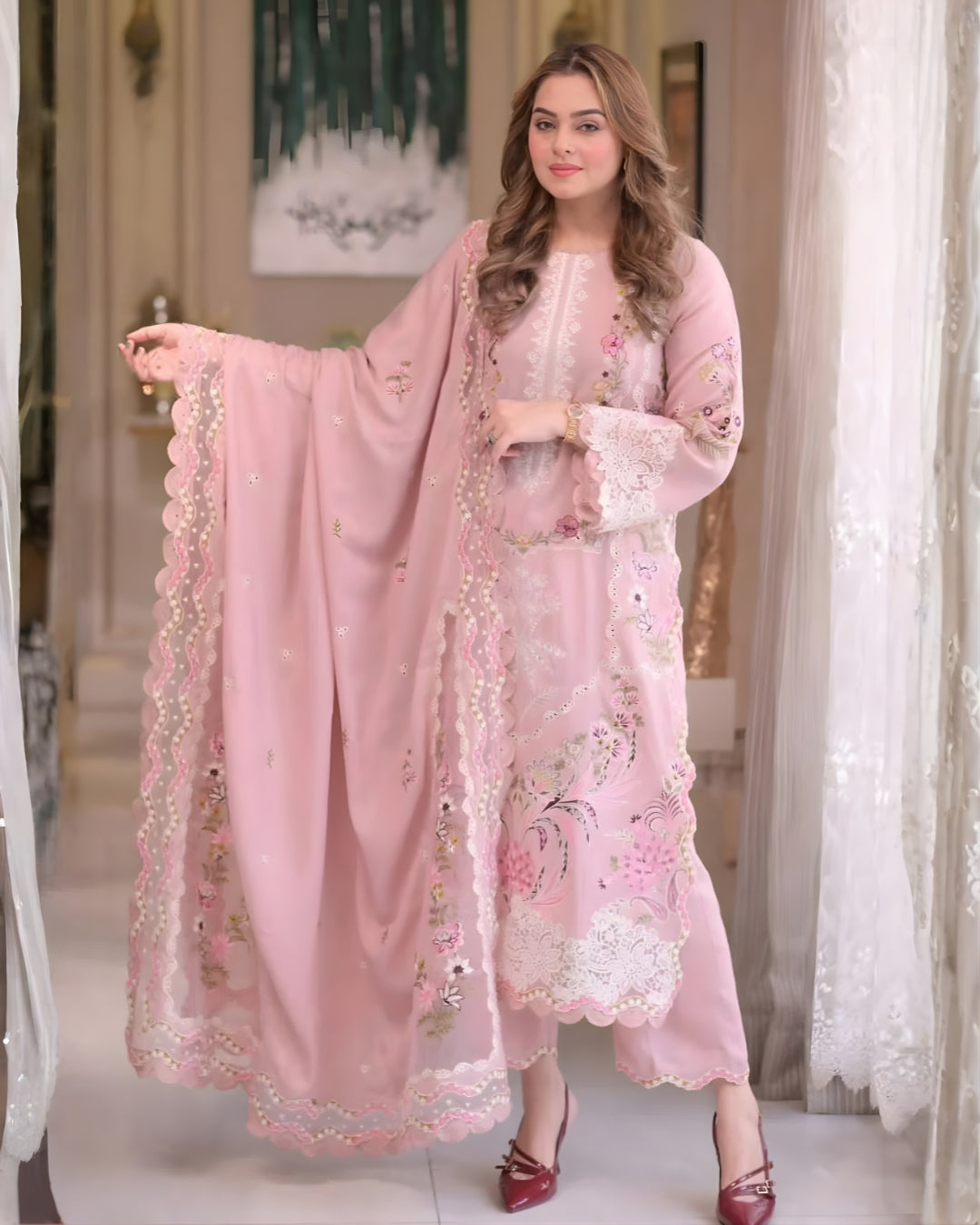 Royal Embroidery Lawn 3pc
