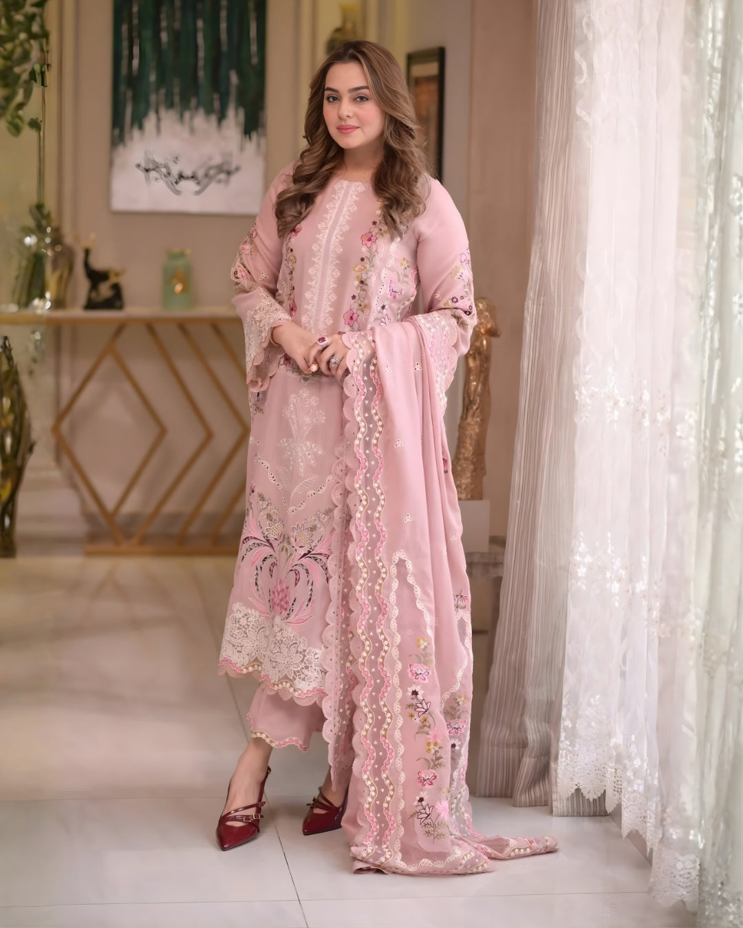 Royal Embroidery Lawn 3pc