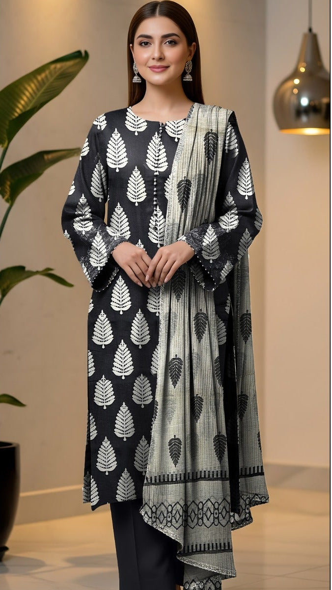 Orient Printed Lawn 3pc
