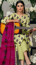 Orient Printed Lawn 3pc