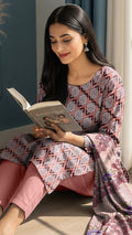 Orient Printed Lawn 3pc
