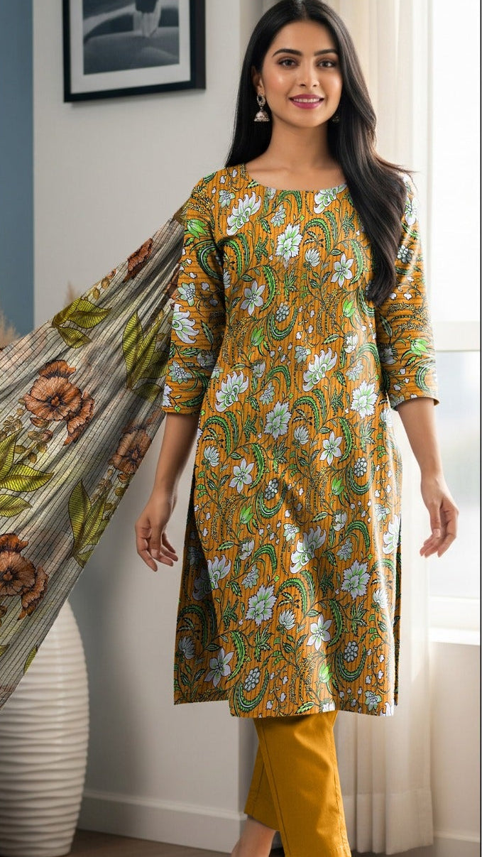 Orient Printed Lawn 3pc