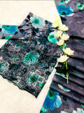 Chikankari with fancy daman 3pc lawn
